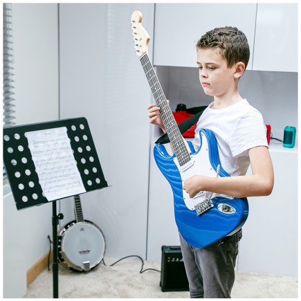 NN EG SET BLU zestaw gitarowy gitara elektryczna s
